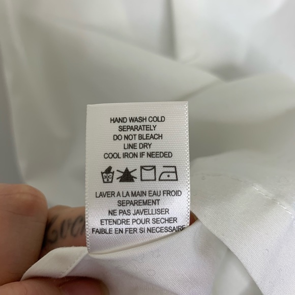 Ro & De white open tie back top - Picture 5 of 8